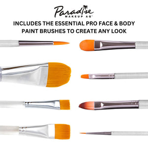 Paradise Makeup AQ Brush Set with Brush Holder