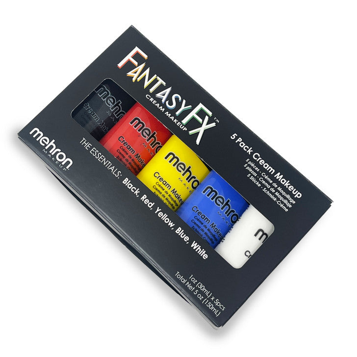 Megron Color Design Fantasy FX 5 Color Essential Set – Mehron Mexico