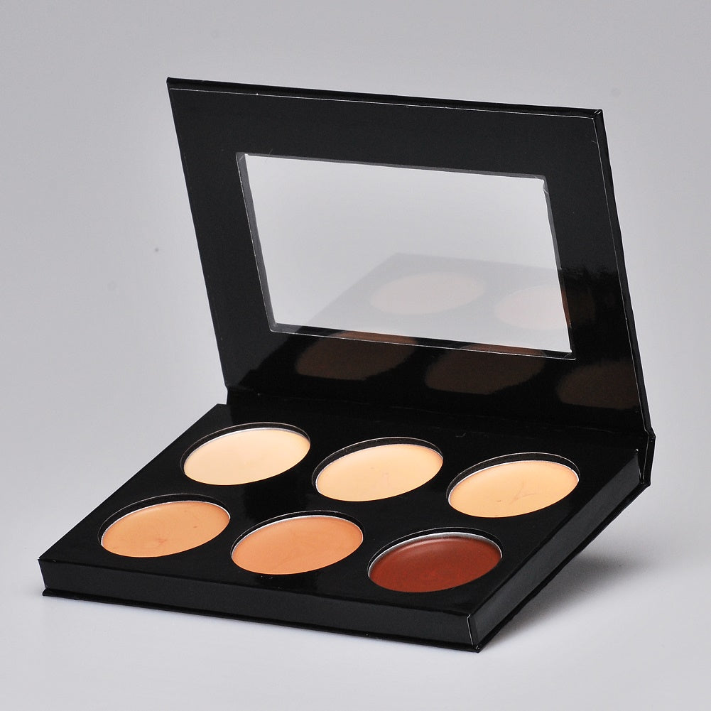 Mehron Make-up Mask Cover Palette - 6 Kräftige Farben Für SFX & Prothesen